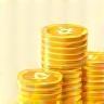 Gold coin icon symbolizing attractive commissions